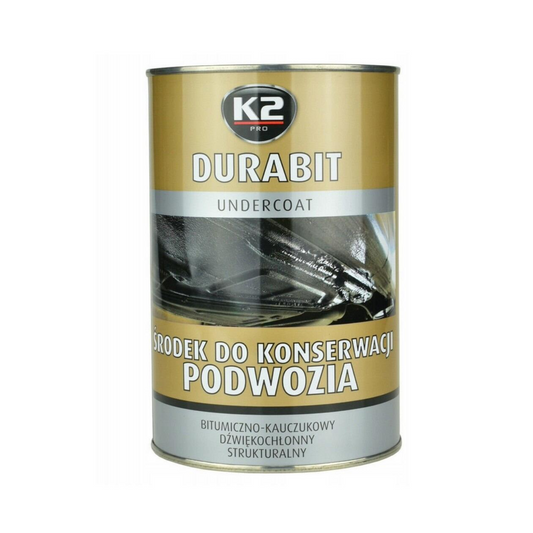 K2 DURABIT Undercoat 1L - Bitumen-Rubber Chassis Protection