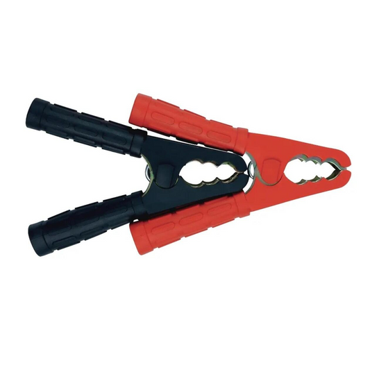 Heavy Duty 400A Insulated Crocodile Clips - Pair for Jump Leads