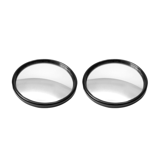 2x Blind Spot Convex Mirrors - Enhance Visibility & Drive Safely