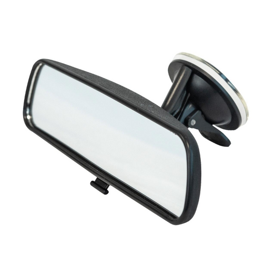 Universal Anti-Glare Suction Cup Rear View Mirror - Quick Fit Dipping Feature