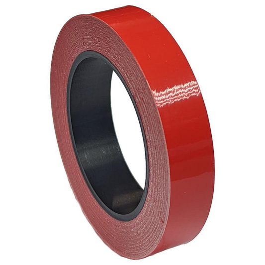 Red Vinyl Pin Stripe Tape - 12mm x 10m - Bold High-Gloss Finish