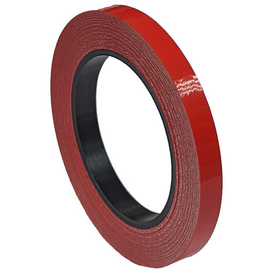 Red Vinyl Pin Stripe Tape - 6mm x 10m - Bold High-Gloss Finish