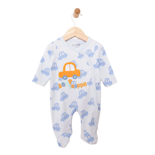 HelloBaby Newborn Baby Boy Footed Bottom - Blue