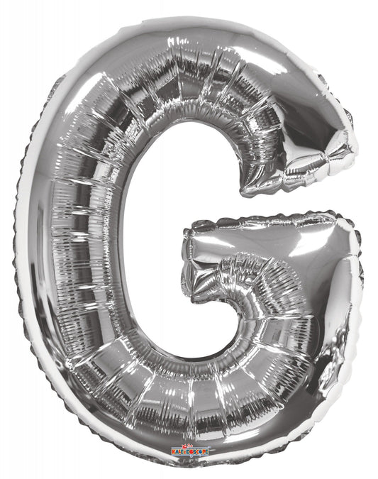 34" Letter Balloon - G - Silver