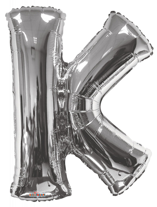 34" Letter Balloon - K - Silver