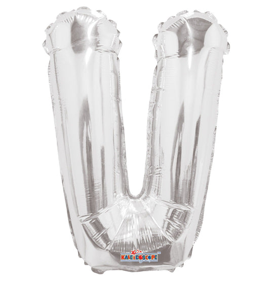34" Letter Balloon - V - Silver