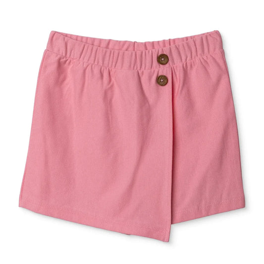 HelloBaby Girls Shorts with Buttons Short Leg - Pink