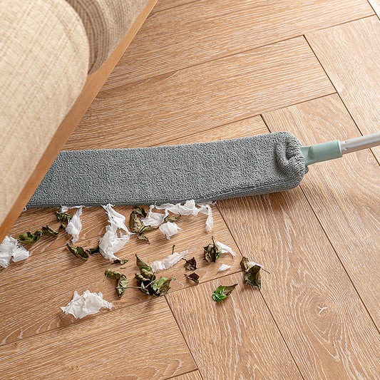 Premium Extendable Gap Cleaning Brush - Under Bed Duster with Microfiber Cloth | Hard-to-Reach Dust Removal Tool
