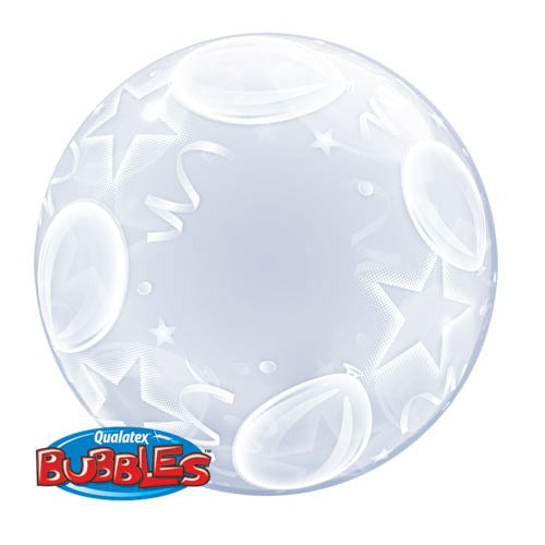 24inch Balloons & Stars Deco Bubble