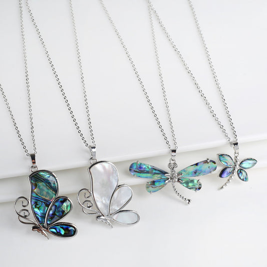 European And American New Inlaid Abalone Shell Pendant