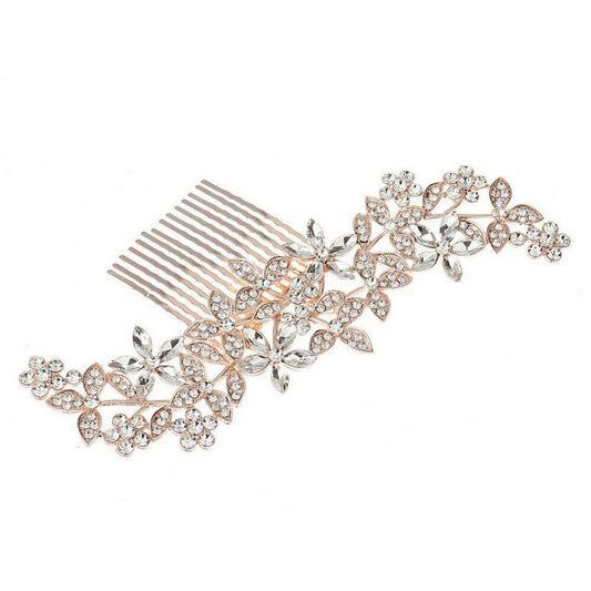 Bridal Jewellery Wedding Hair Clip With Drill