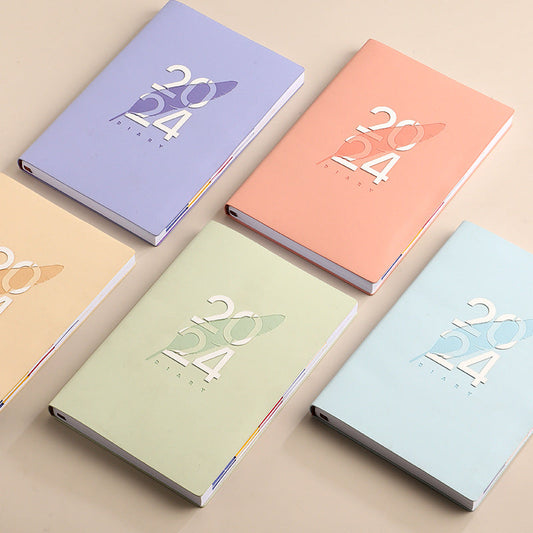 English Schedule Book 365 Days Daily Planner