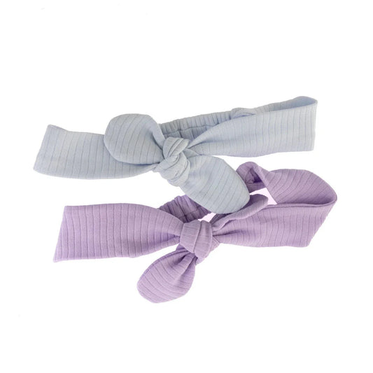 HelloBaby Baby Girl 2 Pcs Hair Bands - Purple