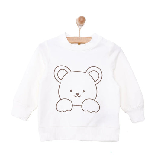 HelloBaby Newborn Girl Cat Printed Sweatshirt