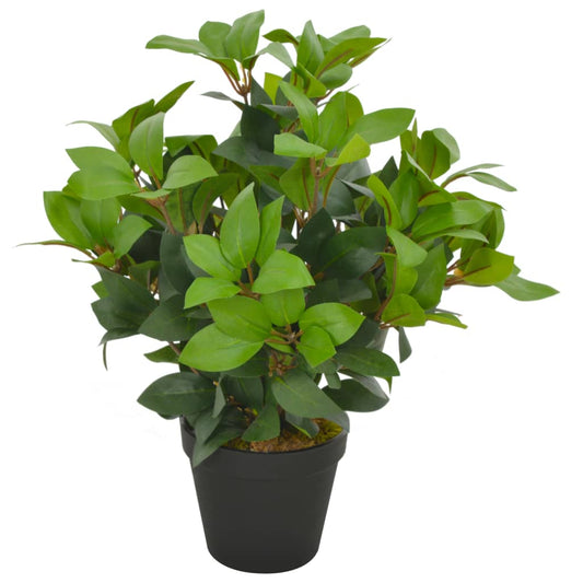 Artificial Plant Laurel Tree With Pot Green