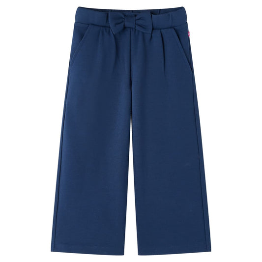 Kids' Pants With Wide Legs Navy 104