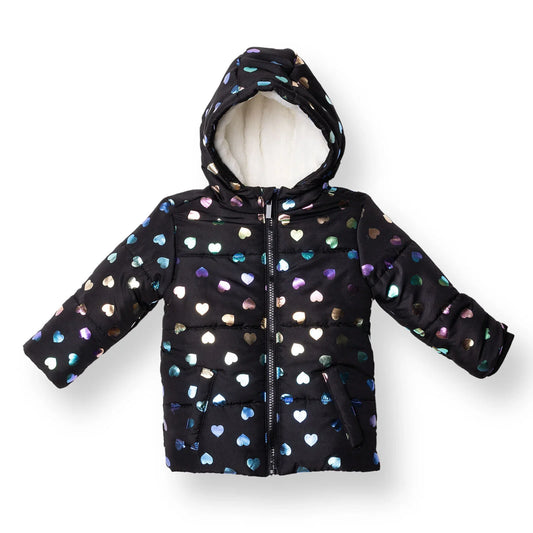 HelloBaby Coat - Black Printed