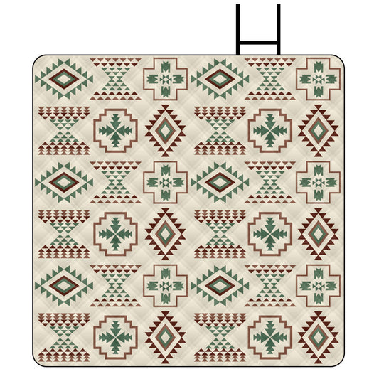 Black And White Style Series Ultrasonic Picnic Mat