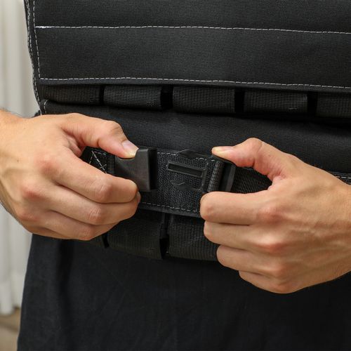 15KG Adjustable Weighted Vest with 15 Metal Weights, Running Weight Vest