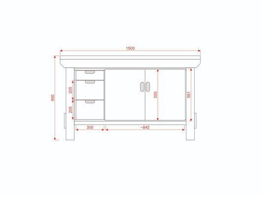 Acorn Heavy-duty Cupboard Workbench (V.2)