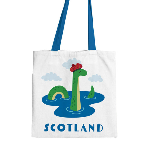 Scotland Souvenir Nessie Reusable Tote Bag