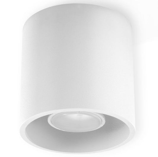 Ceiling Lamp ORBIS 1 White Round Shape Modern Loft Design LED GU10
