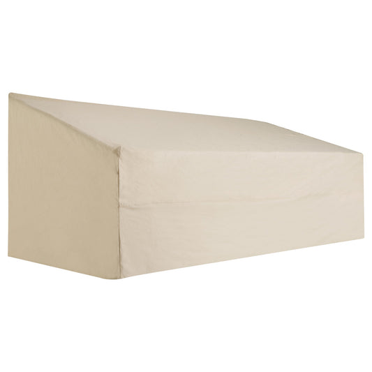 Outsunny 600D Oxford Cloth Furniture Cover, 3 Seater Sofa Protector for Garden Patio, Outdoor, Waterproof, Beige, 218 x 111 x 63-101 cm