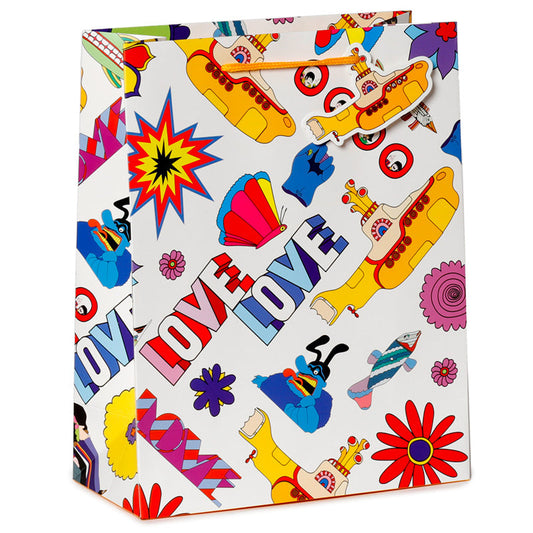 The Beatles Yellow Submarine LOVE Gift Bag Large