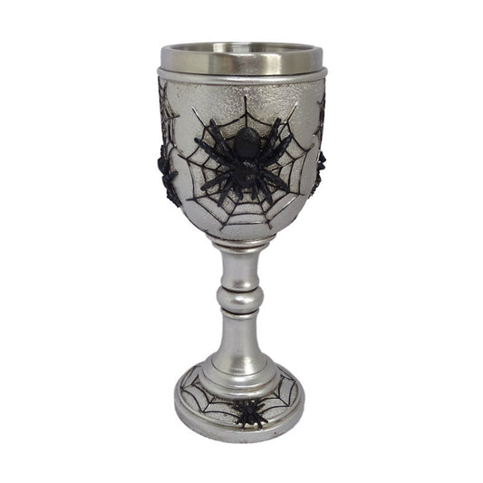 Decorative Spider Web Goblet
