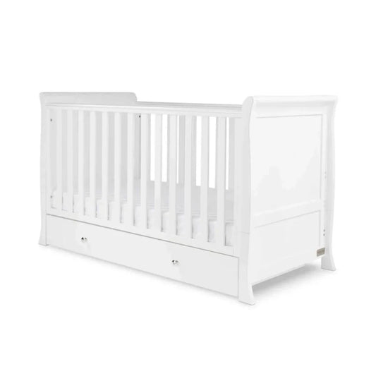 Ickle Bubba Snowdon Classic 3 Piece Furniture Set White - Premium Pocket Sprung Mattress