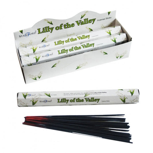 Lily of the Valley Stamford Hex Incense Sticks