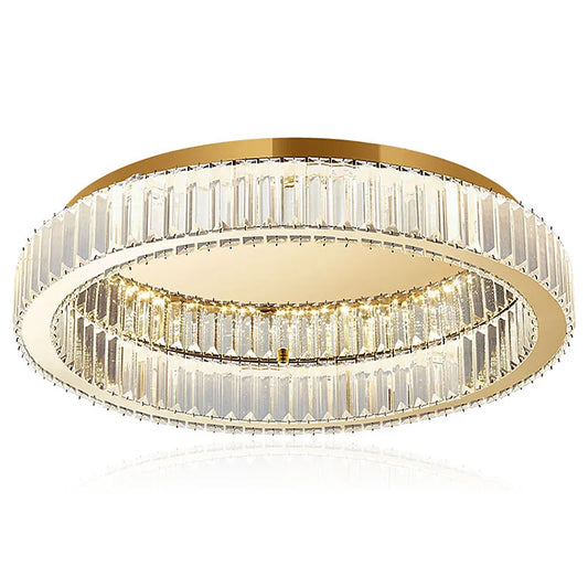 Modern Gold Crystal Ceiling Chandelier Led Indoor Lighting Decor