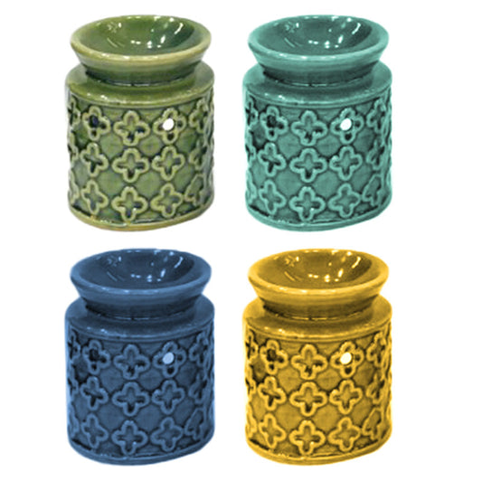 Eden Small Simple Flower Motif Oil Burner