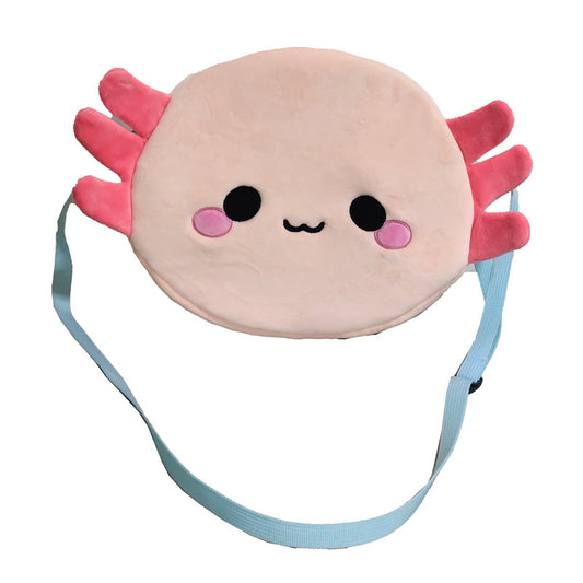 Maddie the Axolotl Adoramals Crossbody Plush Shoulder Bag