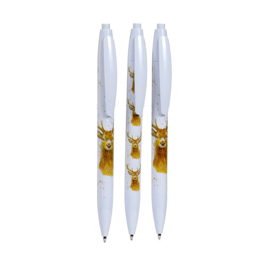 Jan Pashley Stag Recycled ABS (RABS) Pen Set of 3