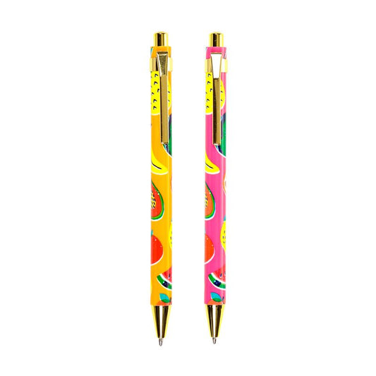 Summer Fruits Twin Pen Set