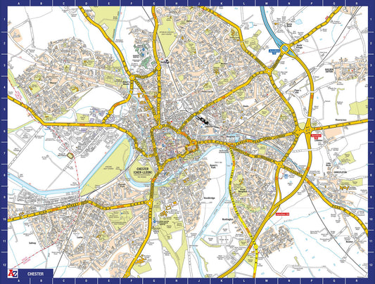A to Z Map of Chester 1000 Piece Jigsaw