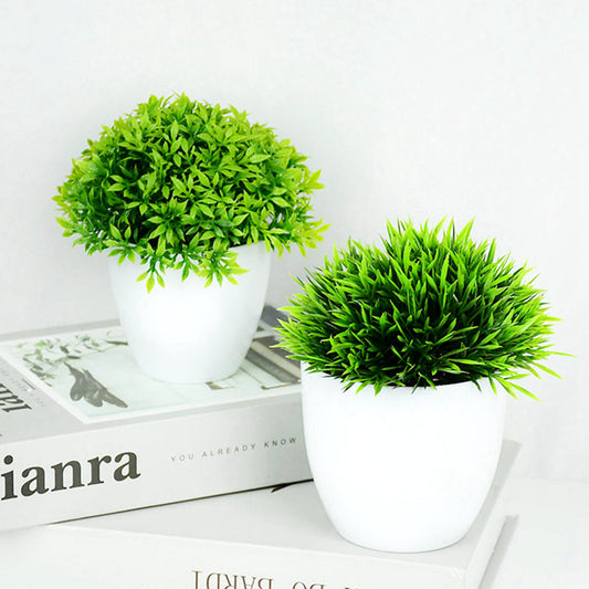 ZQNYCY Artificial Bonsai Tree - Elegant Potted Decoration for Home & Garden