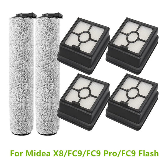 HEPA Filters Main Brushes For Midea X8/FC9/FC9 Pro/FC9 Flash Vacuum Cleaner Parts