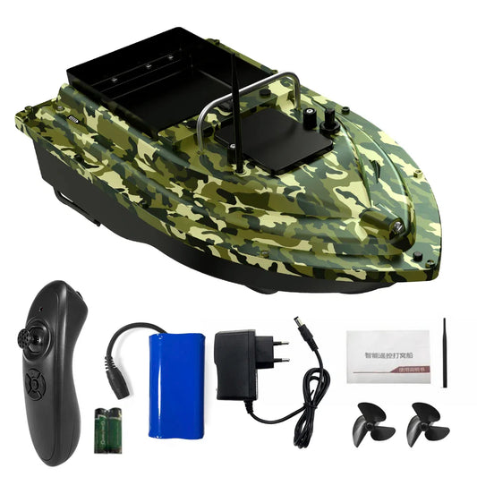 D16 Fishing Bait Boat with Large Bait Container Automatic Bait Boat with 400-500M For OutdoorRemote Range 10000mAh/5200mAh