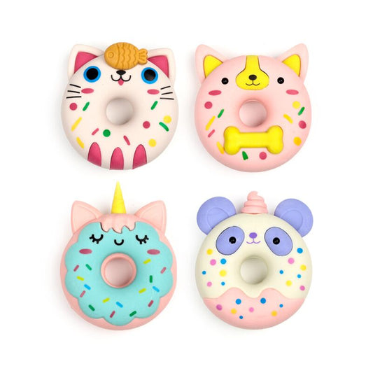 Unicorn Donut Shaped Eraser in a Mini Box