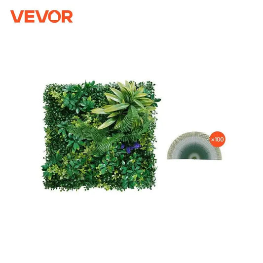 VEVOR Artificial Grass Wall Panels 3D Combination Greenery Boxwood Panel for Privacy Backdrop Wall Hedge Screen for Garden