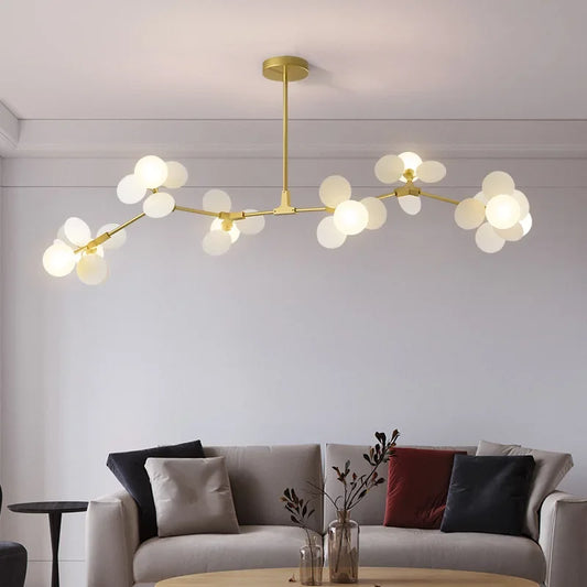 Modern Led Chandeliers Colourful Branch Lustre Luxury Ceiling Light