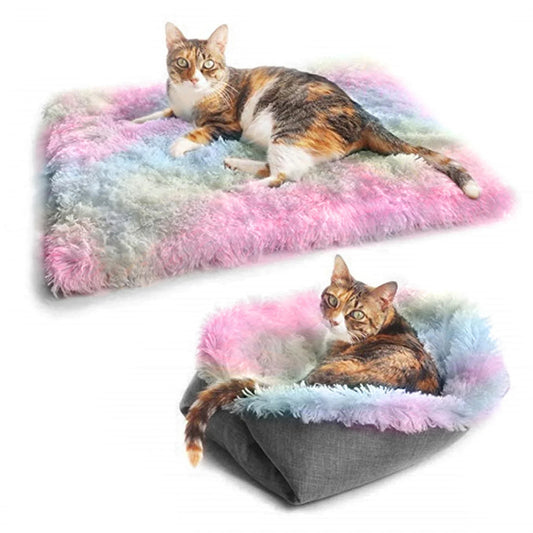 Cat Bed Washable Cat Beds for Indoor Cats Pet Bed Innovative Design Safe Warming Comfortable Sleeping Surface Suitable