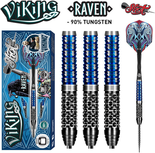 Shot Viking Raven 90% Steeltip darts