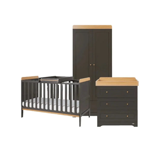 Tutti Bambini Rio 2 Piece Room Set with Sprung Mattress - White