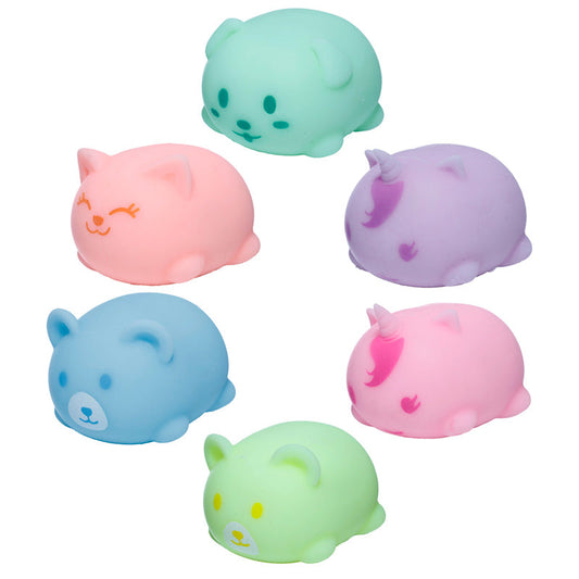 Squeezy Stretchy Glow in The Dark Animal Toy