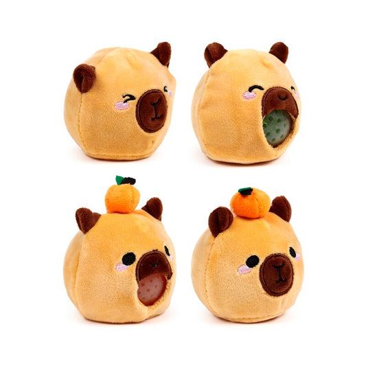 Queasy Squeezies Adoramals Capybara Plush Squeezy Toy