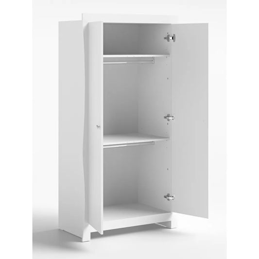Little Acorns Traditional Wardrobe - White