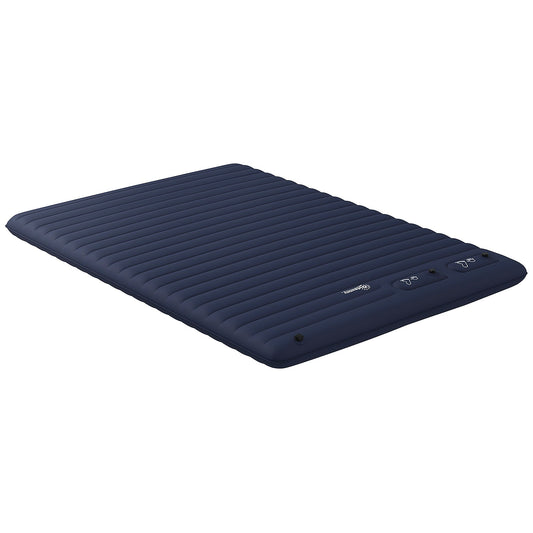 Outsunny Double Air Bed Inflatable Mattress, 195 x 140 x 10cm, White